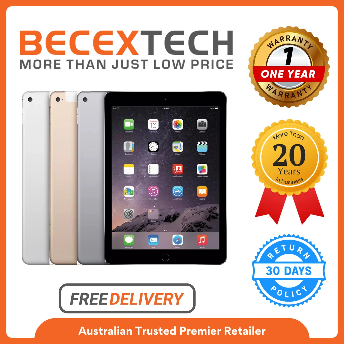 Apple iPad Air 2 Unlocked Wi-Fi + 4G 128GB Tablets for sale | Shop 
