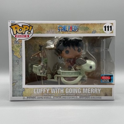 Funko Pop! #111 Luffy w/ Going Merry One Piece 2022 NYCC Exclusive *Broken Flag*