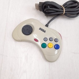 Sega Saturn console bundle with 2 controllers & 6 games tested Japan White