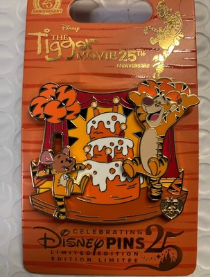 Disney Parks THE TIGGER MOVIE 25th Anniversary Winnie the Pooh Pin