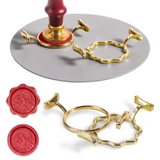 Yelsky Wax Seal Kit with 1 Inch Stamp - 2 Metal 2PC Molds 