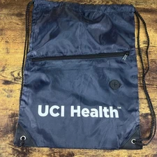 UCI Health Drawstring Gym Bag Backpack 17"X12"