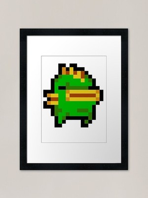 Atomthron - Fisch - Truhe - GROSS gerahmtes Wandbild Poster Leinwanddruck Bild