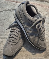 Seltene Vintage Adidas Originals Vespa Turnschuhe UK 7,5 GRAU