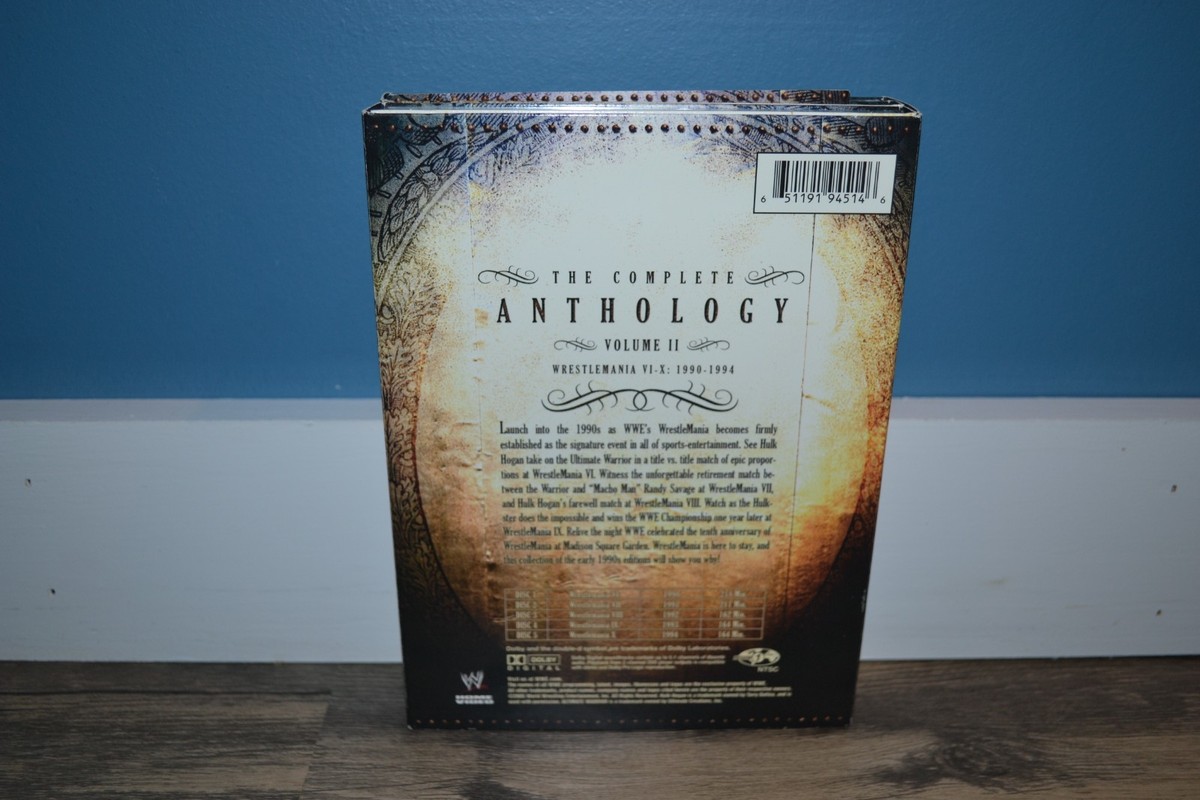 WWE WRESTLEMANIA COMPLETE ANTHOLOGY DVD SET VOLUME 2 1990-1994 | eBay
