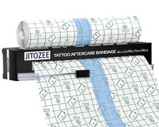 Tattoo Aftercare Bandage 6'' x 2.2yd with 6.5 ft x 6 in 2 m x 15 cm 