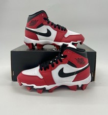 3Y - Jordan 1 Mid Youth Multisport Cleat 'Chicago' Red HF6883-106