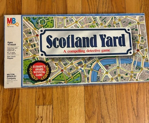 Scotland Yard Vintage 1985 Milton Bradley   Board Game 100% Complete