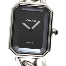 CHANEL Premiere L H0452 black Dial Quartz Ladies Watch_920359