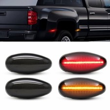 Dually Bed LED Side Marker Light For 2001-14 Chevy Silverado GMC 2500HD 3500HD