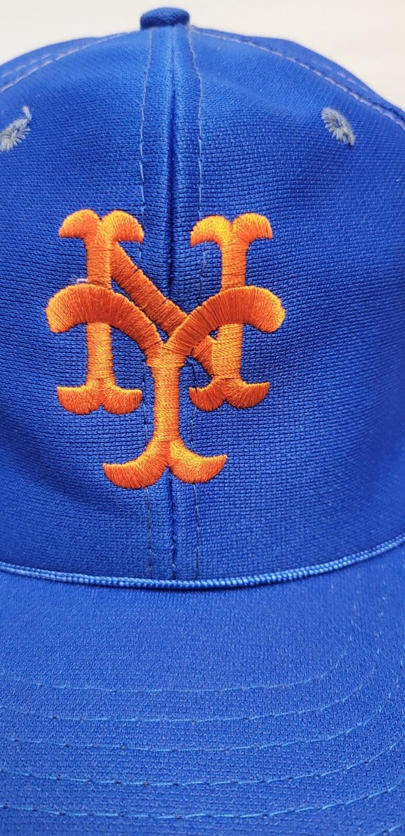 Vintage 80s New York Mets Mesh Trucker Snapback Hat Cap MLB
