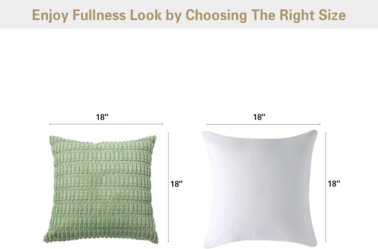 "Bundle of Bliss Set of Two Luxuriously Soft Sage Green Pillow Covers