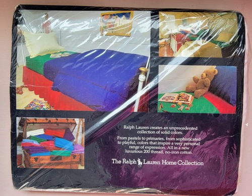 NOS - Vintage Polo Ralph Lauren Light Pink Flat Sheet - Twin Size - Picture 4 of 5