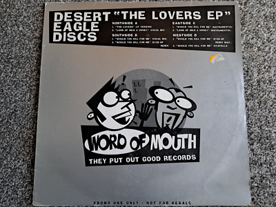 DESERT EAGLE DISCS - THE LOVERS EP 2x12'' RECORD/VINYL - WORD OF MOUTH - LOVERS12
