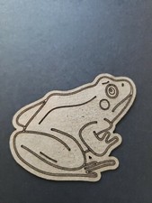 Chipboard Scrapbooking laser scored and cut die cut embellishment Frog 4