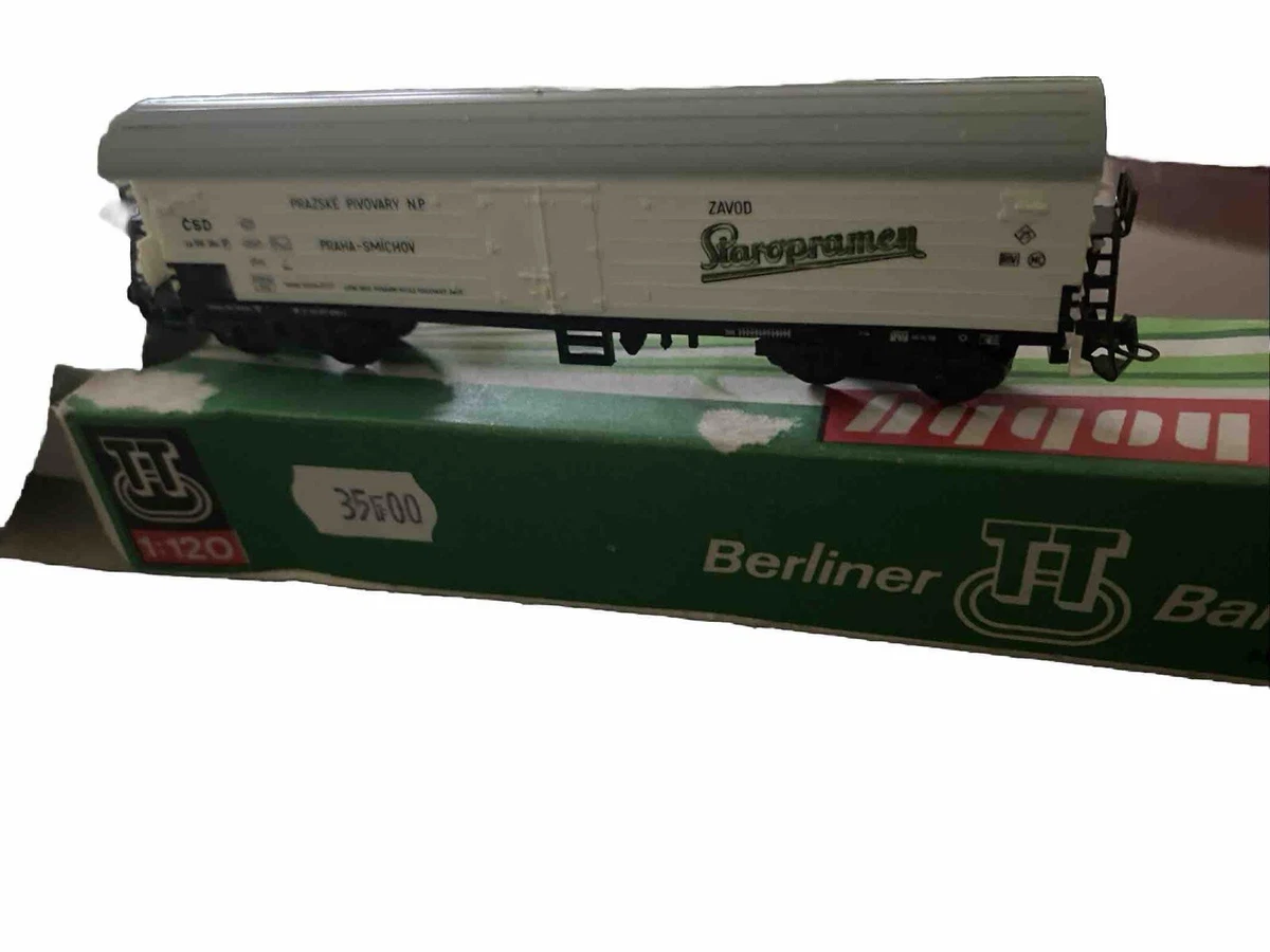 Lot De 2 Wagons Marchandises BERLINER TT, Occasion, Pour Train Miniature