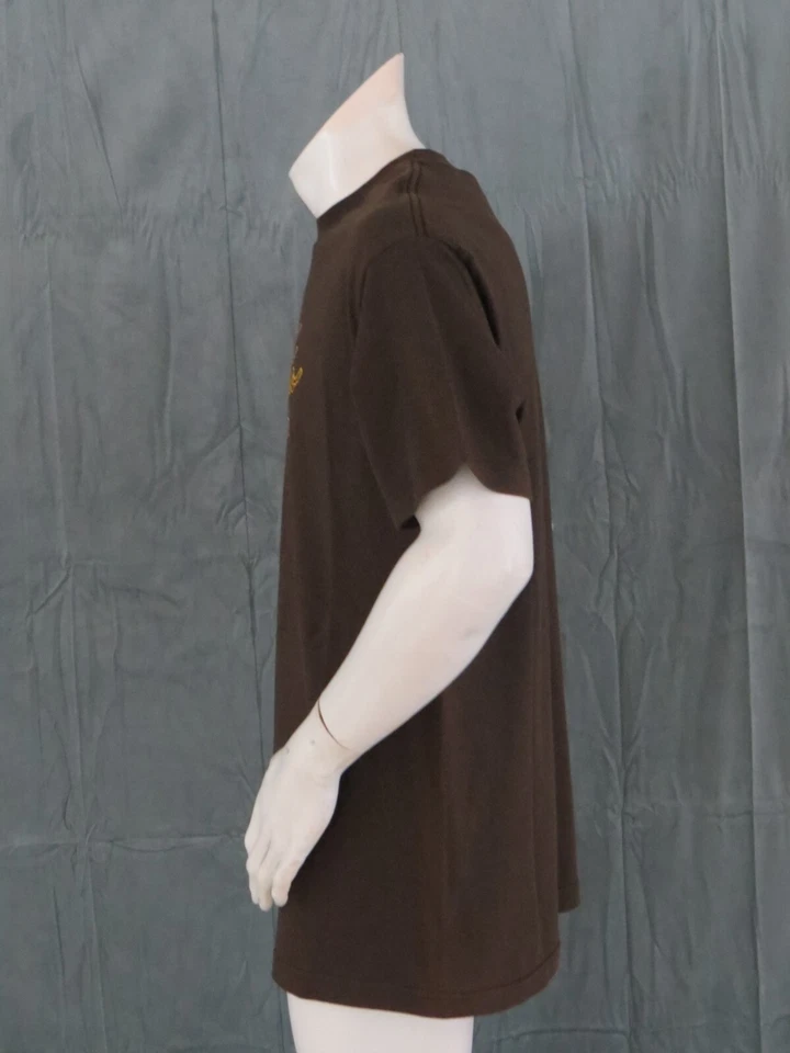 Camisa Etnies Vintage - Logo Cuádruple Color Base Marrón - Para Hombre Grande Foto 4 de 4