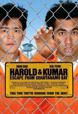 Harold & Kumar: Escape From Guantanamo Bay Movie Poster 2008 - 11x17 Inches NEW