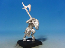 Warhammer Fantasy Battle Old World Chaos Beastman /w Halberd 2 Metal
