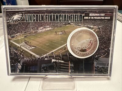 Philadelphia Eagles LINCOLN FINANCIAL FIELD NFL Medallion Coin