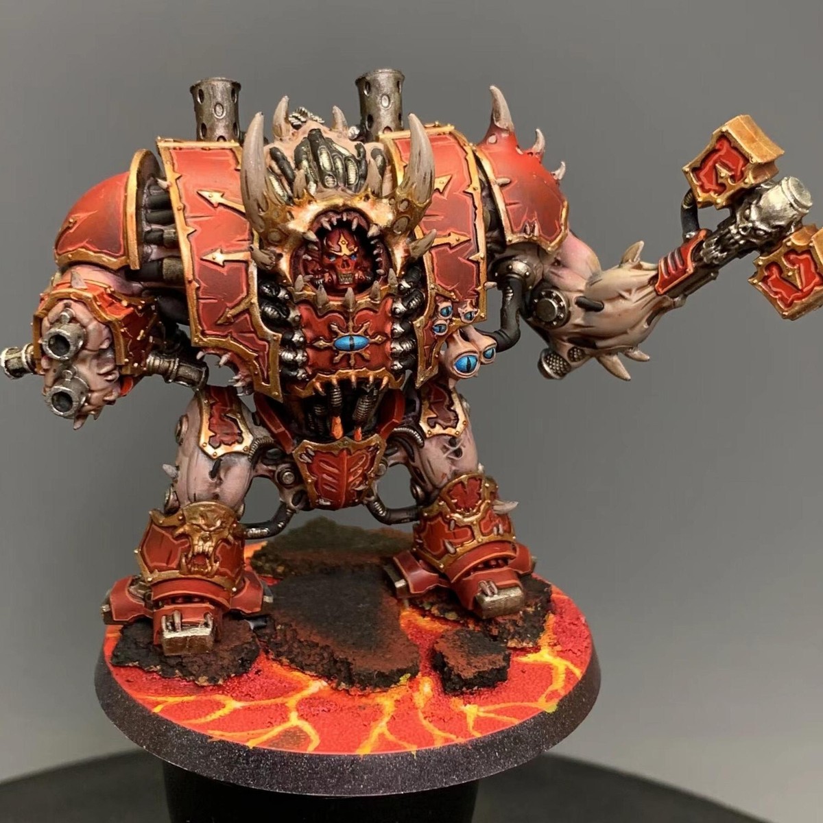 Helbrute Chaos Space Marines Warhammer 40K well Painted Army Games