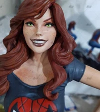 Mary Jane Watson 3D Print Figure Model Kits Unpainted Unassembled Garage Kits GK