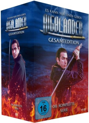 DVD HIGHLANDER COMPLETE SERIES 1-6 DVD BOXSET COLLECTION UK R2