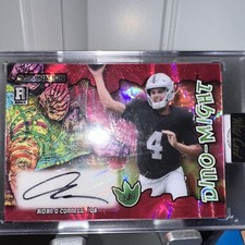 2023 Wild Card Dino Might Stegosaurus Pink 2/2 Aidan OConnell Auto 