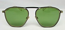 Sunglasses Rag  Bone SAFILO RNB9004/S Blk Frame Gold Trim Grn Lens w/ Case, New
