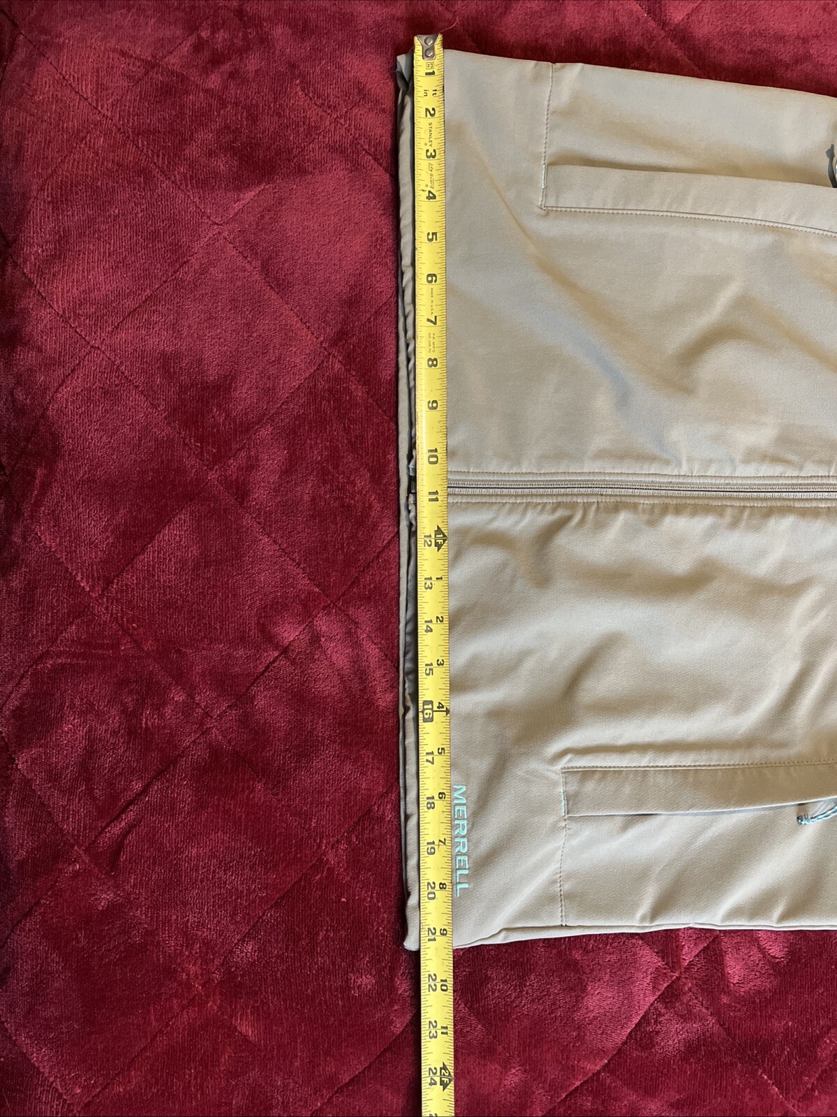 Merrell Full Zip Select Dry Jacket Medium Gray Po… - image 14