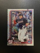 Dylan Crews 2025 Topps Series 1 Celebration Confetti Foil RC Nationals Rookie