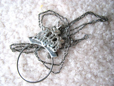 Eyeglass Holder Chain Sterling Silver .925 "ANGELS" 24" Necklace