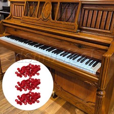 270 Pcs Red Piano Tuning Felt Tuner Tool 1.3cm OD 0.4cm ID for Beginners