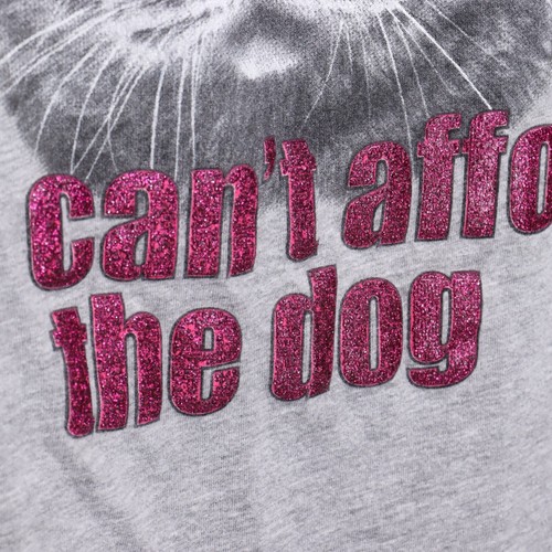 I Did The Math We Can't Afford The Dog T Shirt Womens Juniors XL Cat Lady Lover - Picture 4 of 8