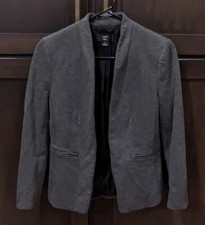 Women's J Crew 365 Going Out Stretch Twill Slim Fit Blazer Jacket Gray H2743 - 4