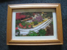 RAILROAD LAYOUT PHOTO PLAQUE 7"X6"     ek60 