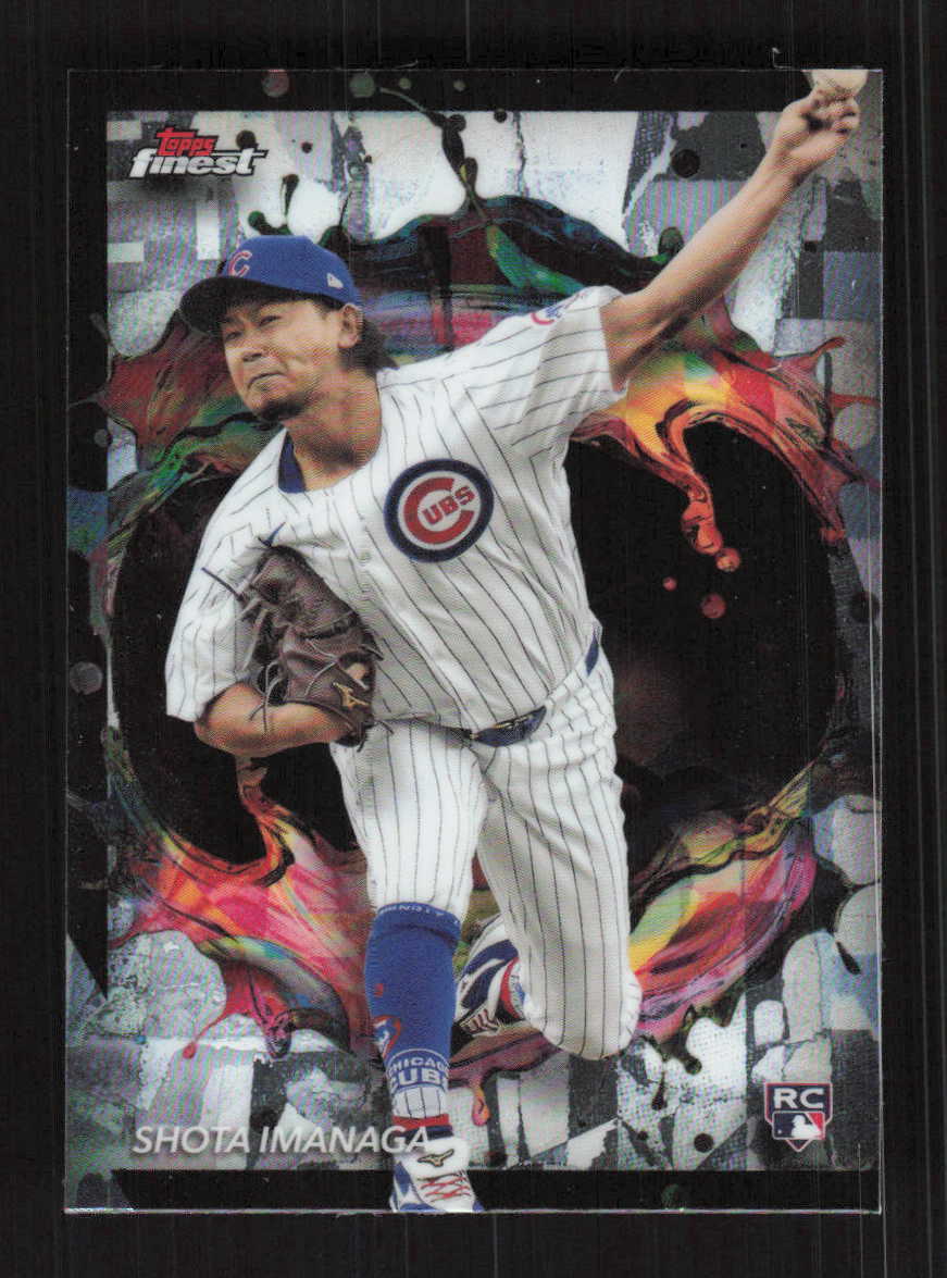 Shota Imanaga 2024 Topps Finest Rare Chicago Cubs Rookie #205