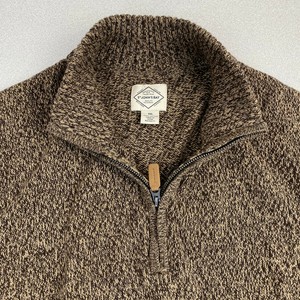 st john's bay quarter zip sweater