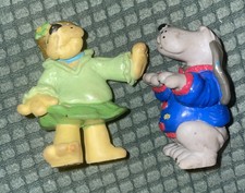 Pound Puppy Violet Cooler Vintage PVC Figures Lot of 2 1980s