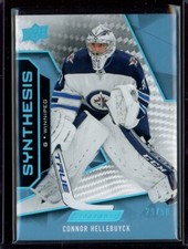 2019-20 Upper Deck Engrained Synthesis Blue #S36 Connor Hellebuyck 29/50