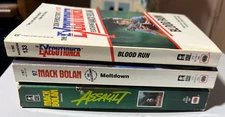 Lot of 3 Don Pendleton's Mark Bolan Executioner Assault Meltdown Blood Run