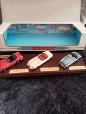 Dinky Toys ClassicSportcars Serie 2 DY 903 Jaguar E,Triumph TR4A,Austin Healey