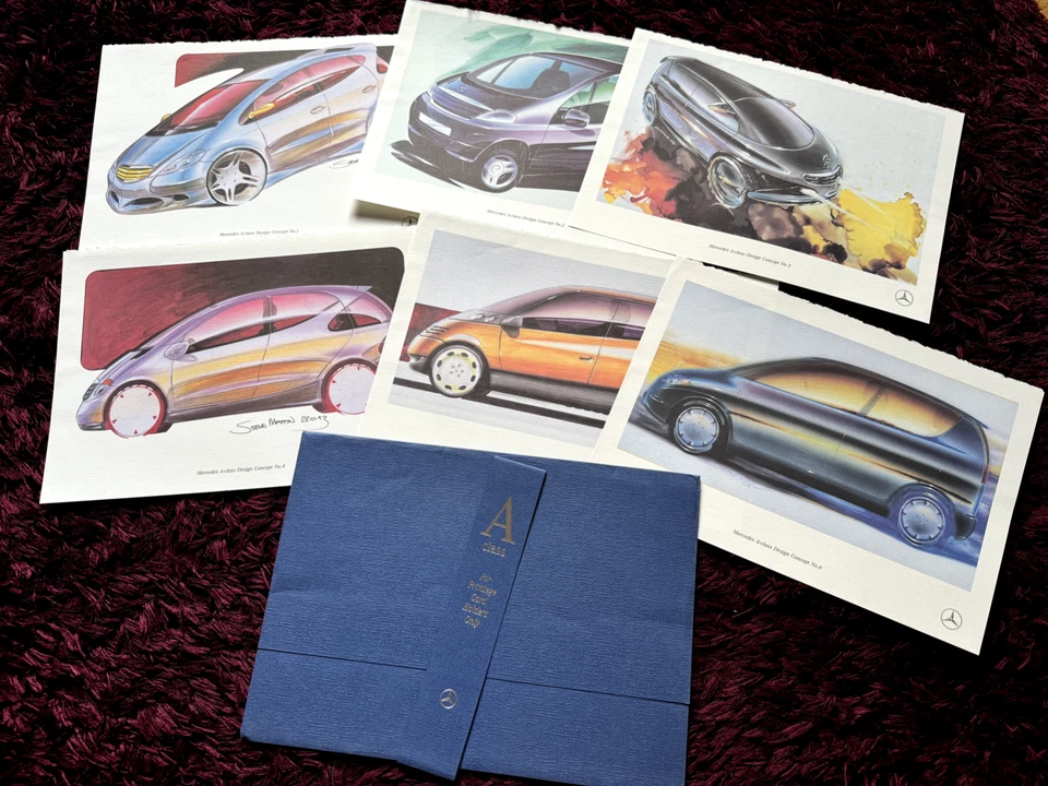 Mercedes-Benz A-Class Brochure Set 1998 to 2000 - UK Issue inc rare items - Image 2 of 2