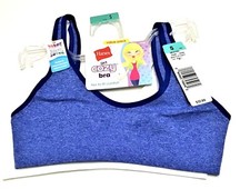 Size Small NWT 2-pack Hanes Get Cozy bralette bra, white, blue 69
