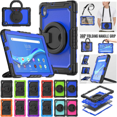 For Lenovo Tab M10 FHD Plus 2nd Gen TB-X606F Shockproof Case Screen Strap Cover