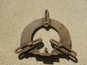 SHOP MADE WELDED STEEL STEADY REST POSSIBLE WOOD LATHE 