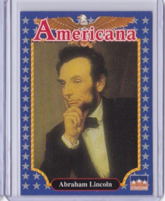 1992 Starline Americana #2 ABRAHAM LINCOLN (ID90)