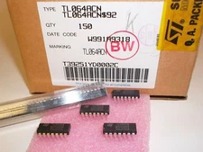 10pcs/10pcs TL064ACN LOW POWER J-FET QUAD OP AMP TL064 DIP14 NEW~