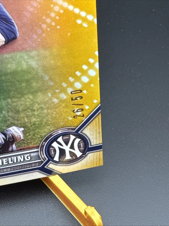 Trystan Vrieling 2022 Bowman Draft 1st Edition Gold Foil /50 #BD-43 - Image 4 of 4