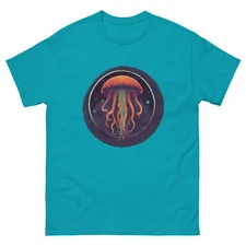 "Cosmic Jellyfish" Unisex T-shirt Psychedelic Space Medusa Galactic Sea